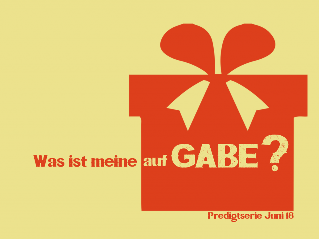 was ist meine Aufgabe?